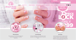 Desktop Screenshot of dreamnails.co.za